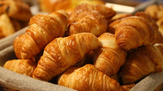 Fresh croissants